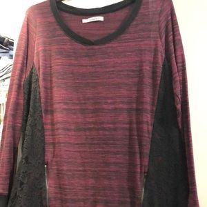 Burgundy top Maurice’s